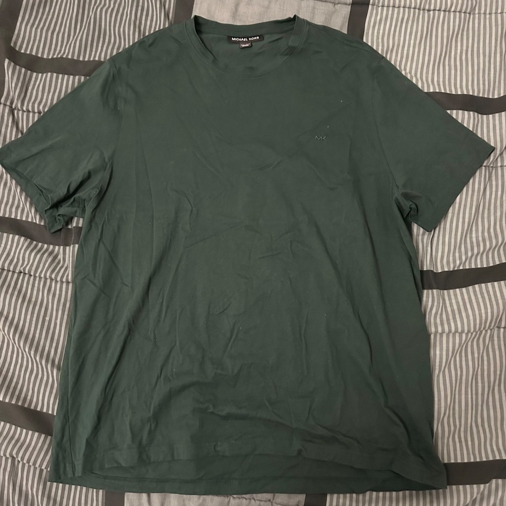 Michael Kors Men's T Shirt Color Green Size XXL Short Sleeve